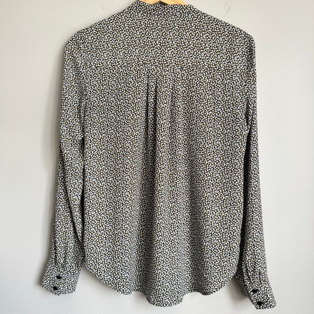 Ann Taylor Blouse Top Button Down Patterned Offic… - image 5